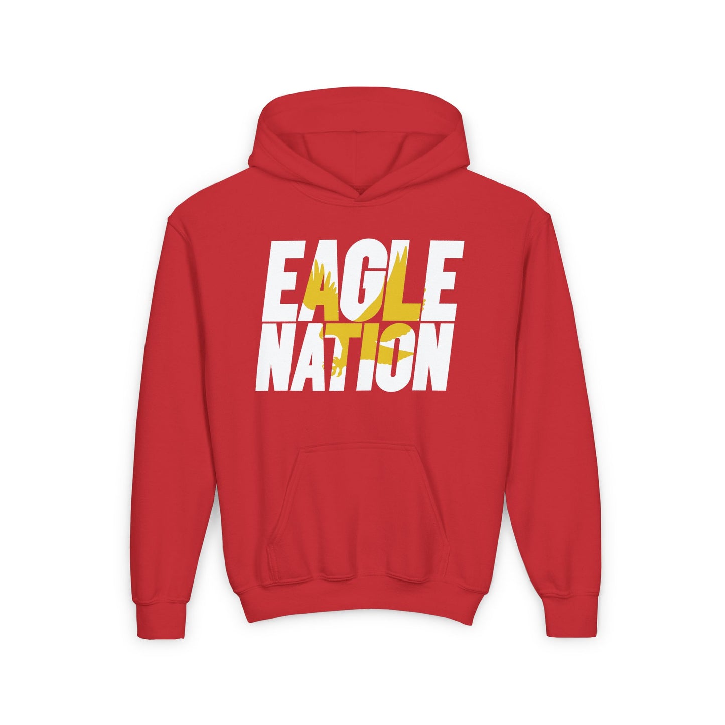 Eagle Nation - Gildan Youth Heavy Blend Hooded Sweatshirt