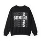 Seniors Cross Stacked c/o 2025 - Gildan Unisex Heavy Blend™ Crewneck Sweatshirt