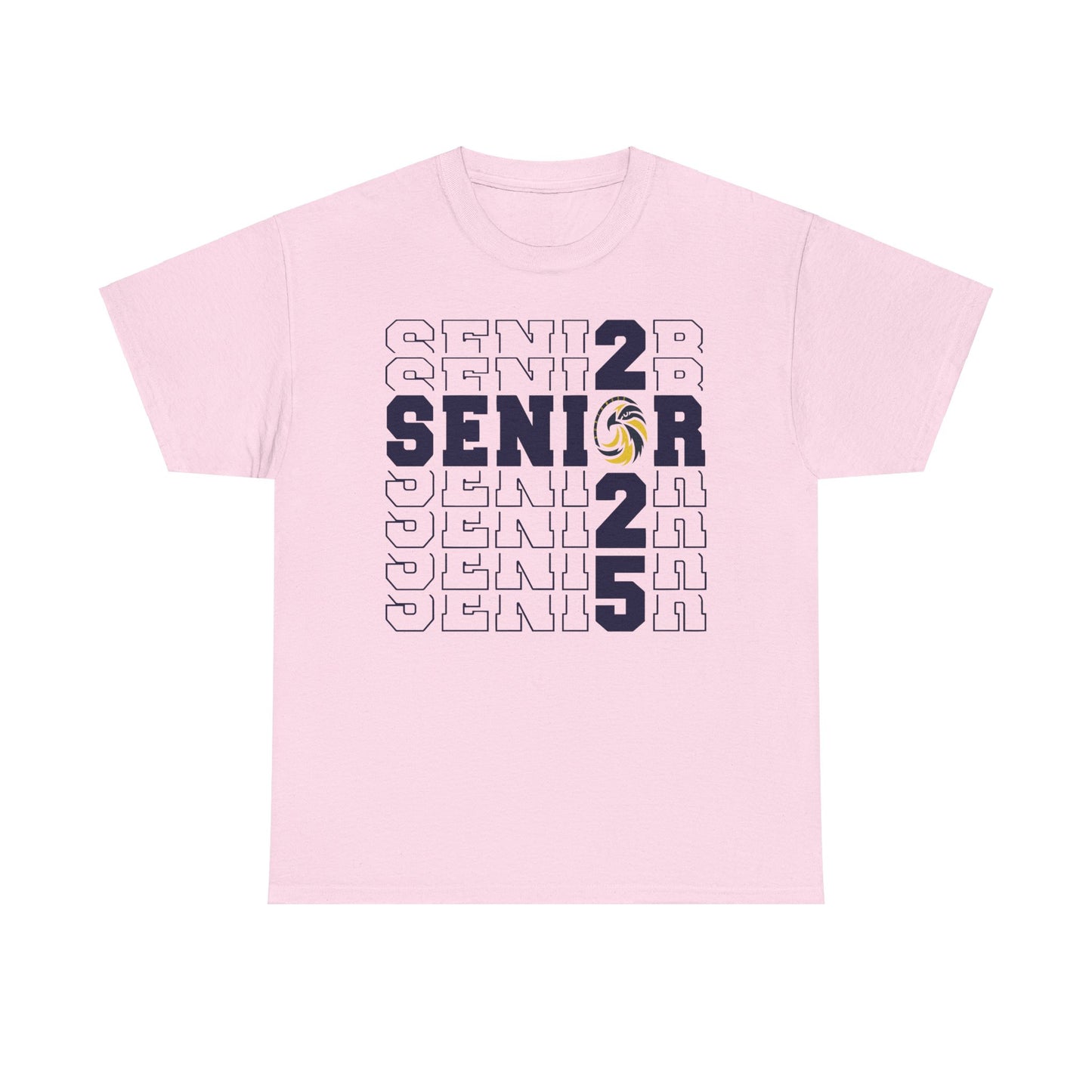 Seniors Cross Stacked c/o 2025 - Gildan Unisex Heavy Cotton Tee