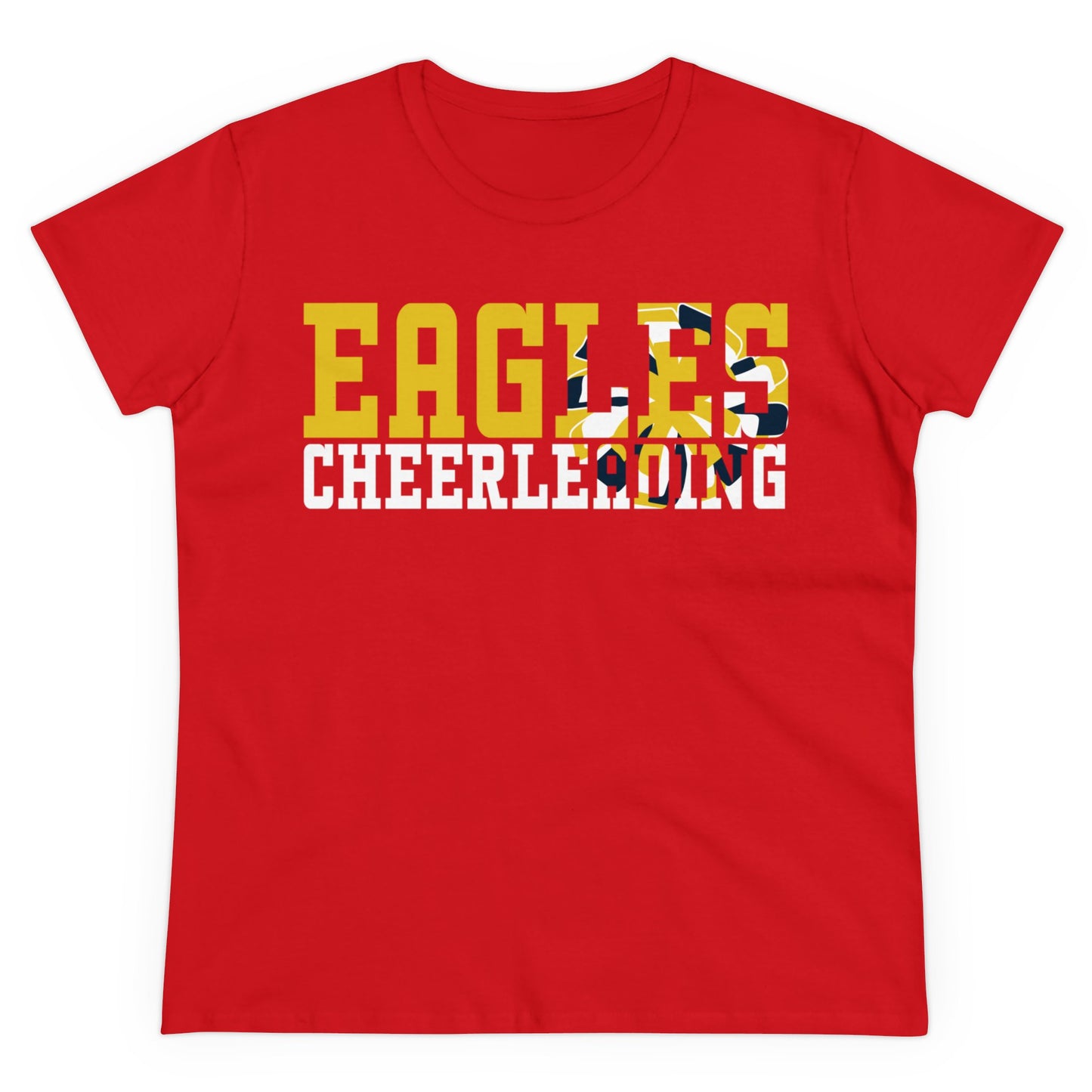 Cheerleading Cutout - Gildan Women's Midweight Cotton Tee