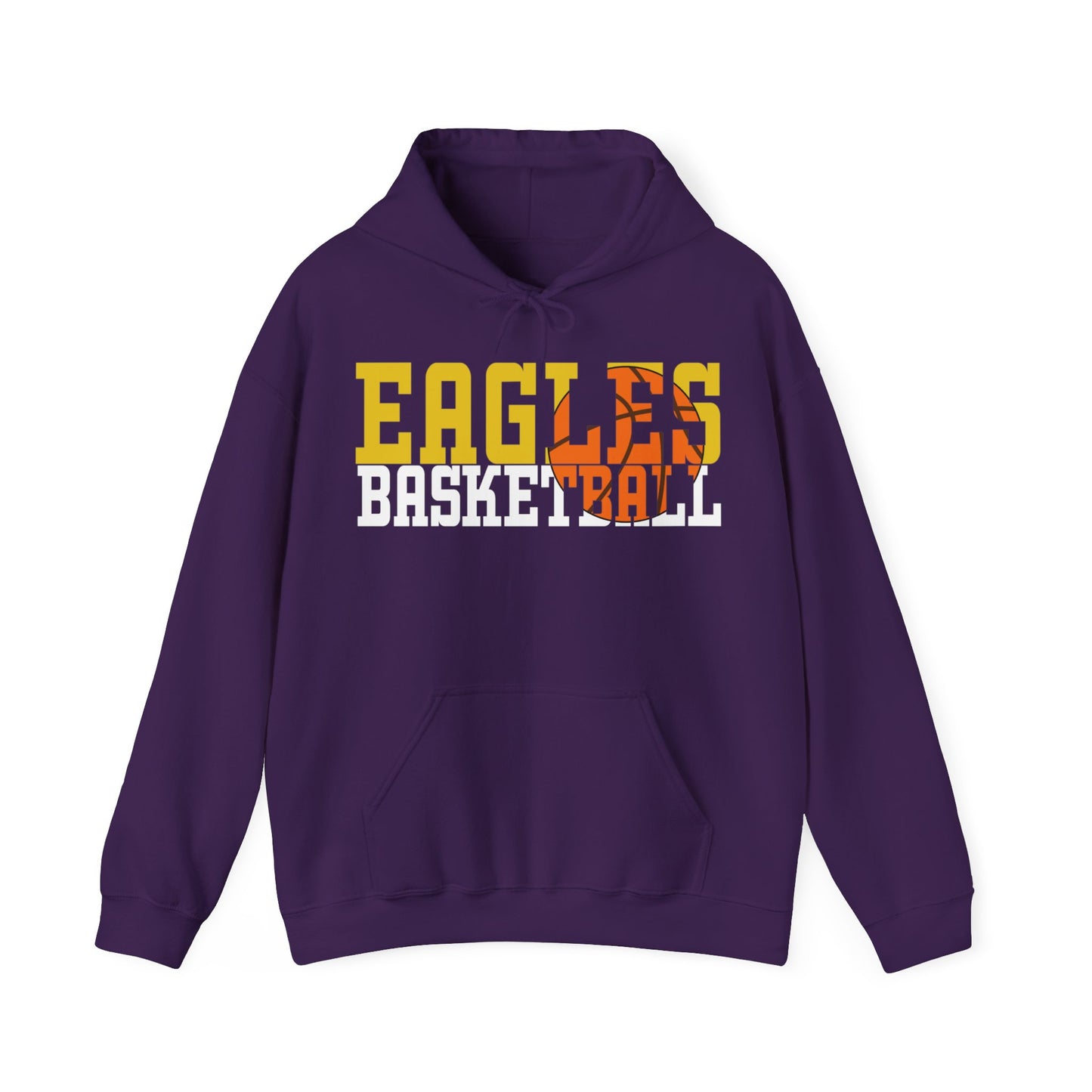 Basketball Cutout - Gildan Unisex Heavy Blend™ Hooded Sweatshirt