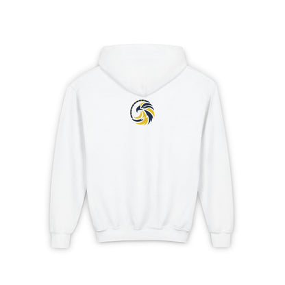 Sideways Eagle - Gildan Youth Heavy Blend Hooded Sweatshirt