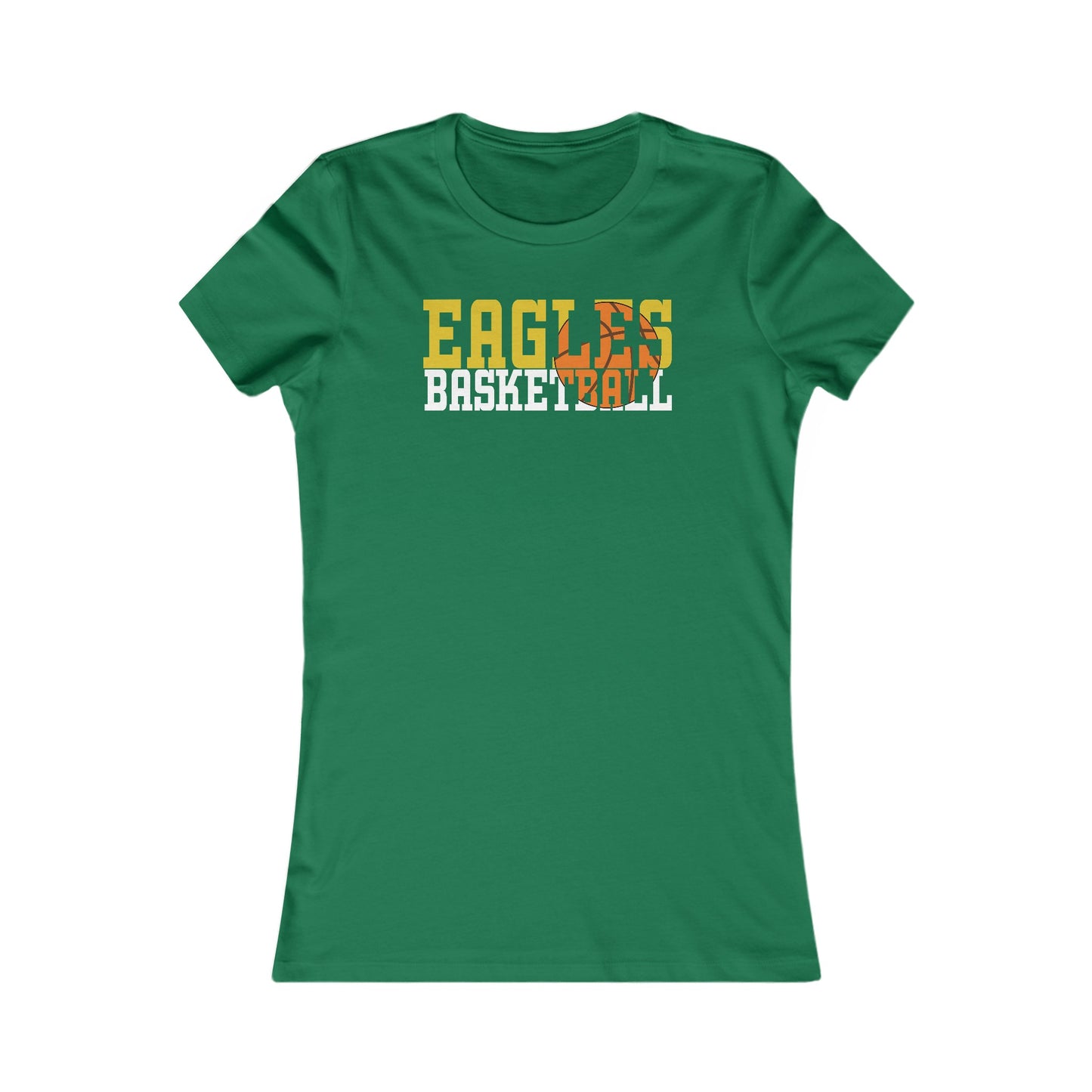 Basketball Cutout - Bella+Canva Women's Favorite Tee