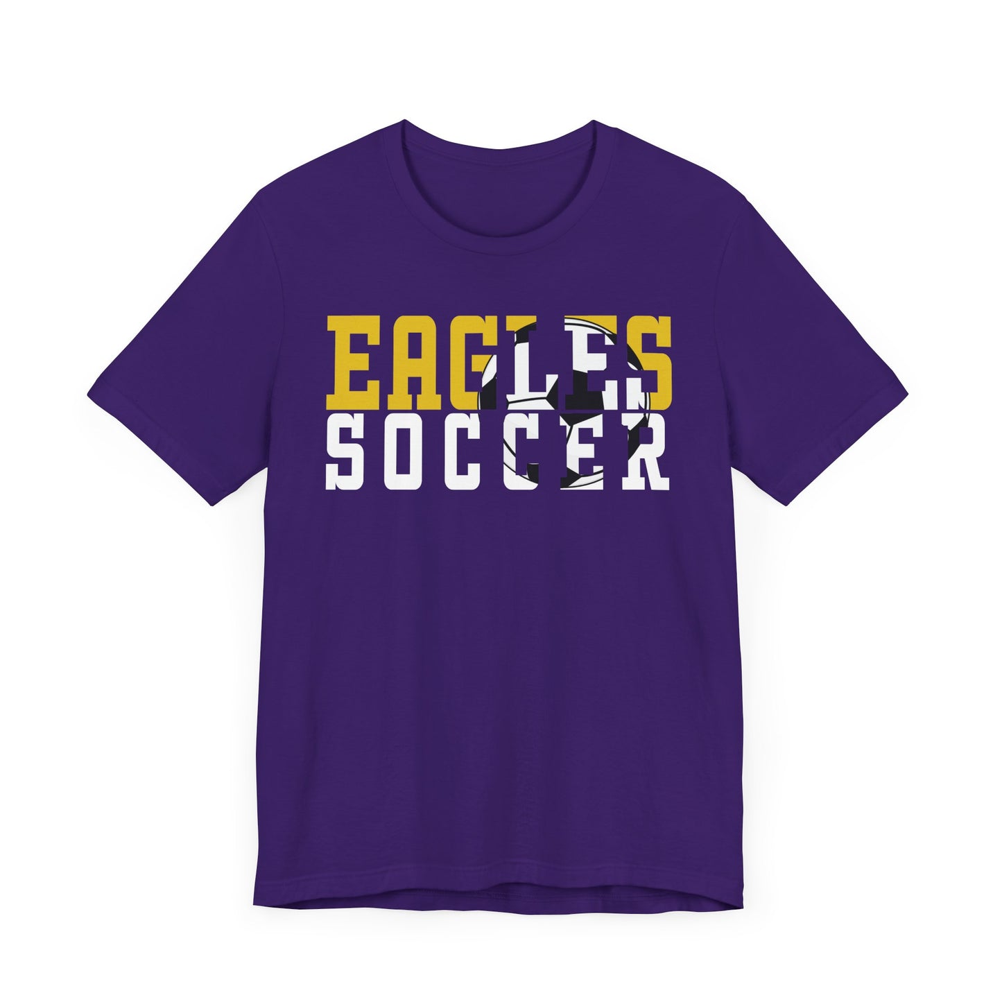 Soccer Cutout - Bella+Canva Unisex Jersey Short Sleeve Tee