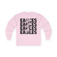 Lightning Bolt Eagle - Gildan Unisex Ultra Cotton Long Sleeve Tee