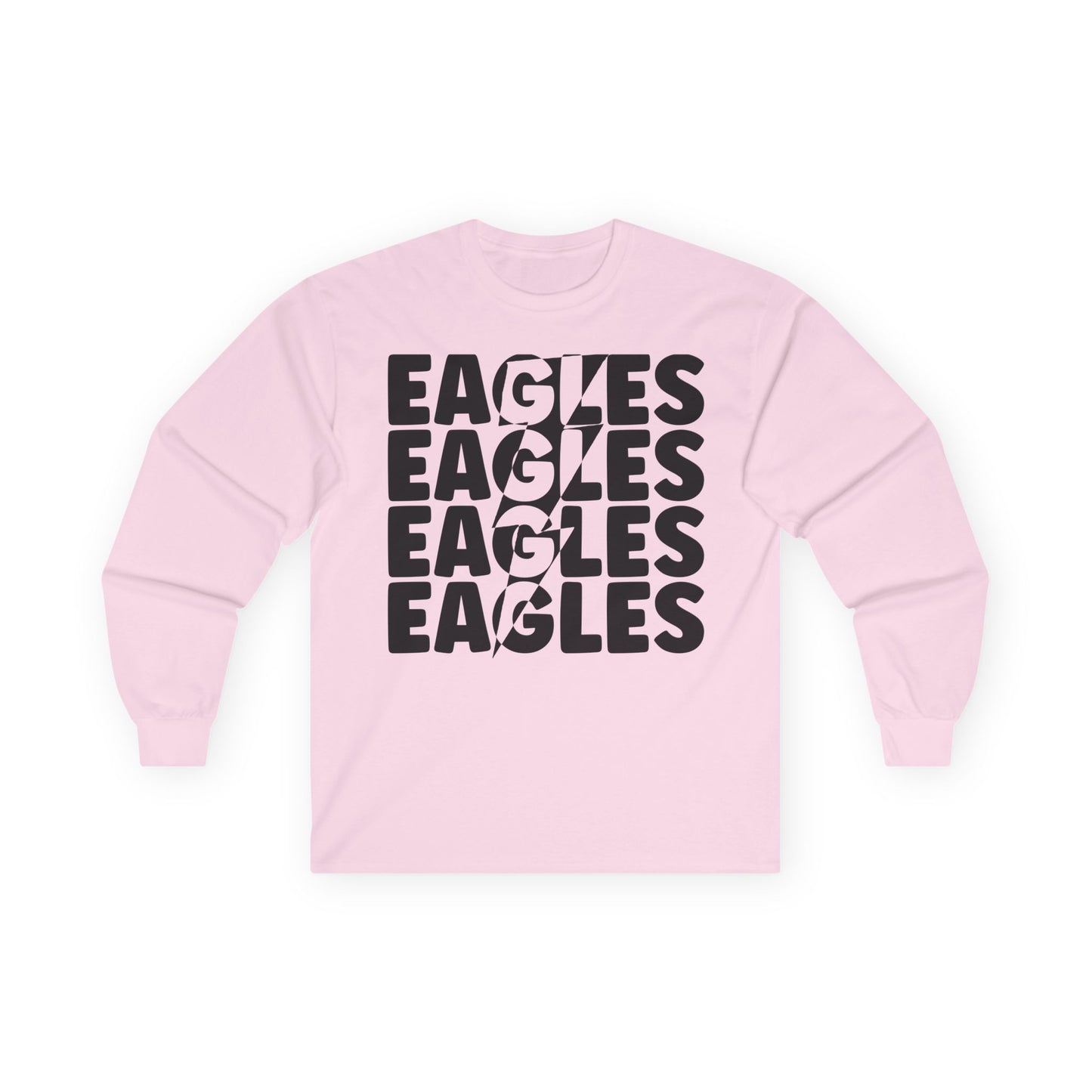 Lightning Bolt Eagle - Gildan Unisex Ultra Cotton Long Sleeve Tee