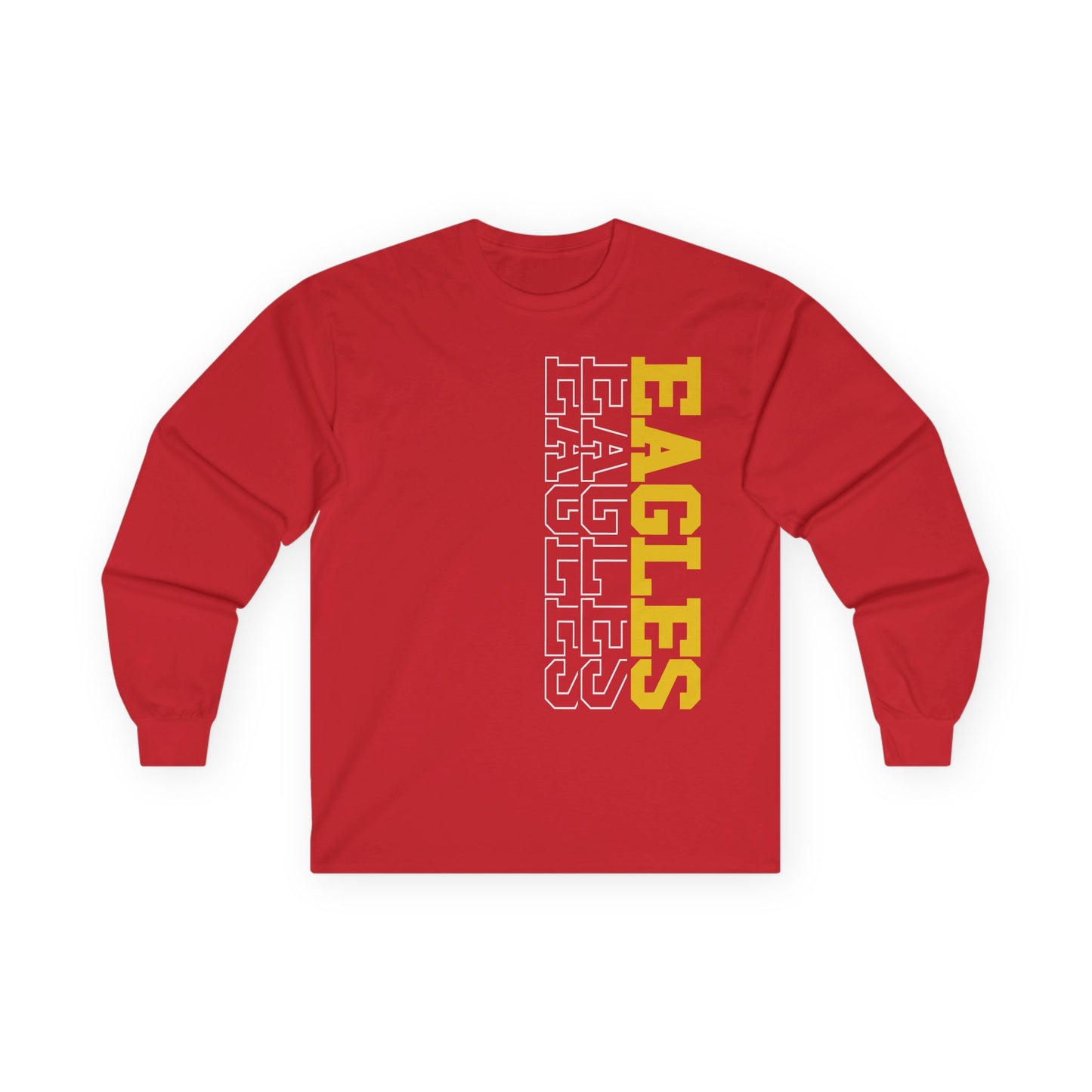 Sideways Eagles - Gildan Unisex Ultra Cotton Long Sleeve Tee