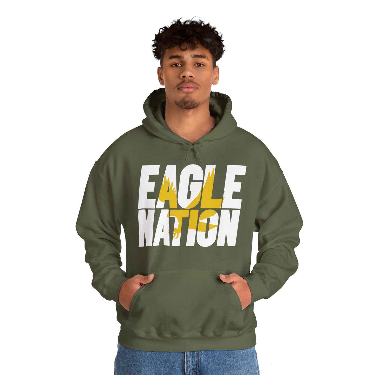 Eagle Nation - Gildan Unisex Heavy Blend™ Hooded Sweatshirt