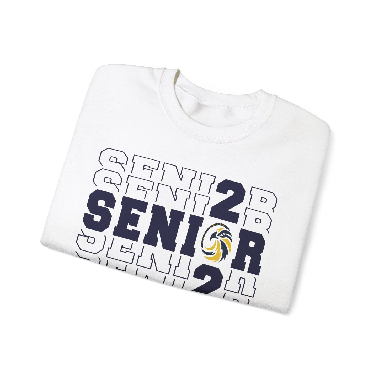 Seniors Cross Stacked c/o 2025 - Gildan Unisex Heavy Blend™ Crewneck Sweatshirt