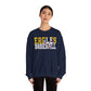 Baseball Cutout - Gildan Unisex Heavy Blend™ Crewneck Sweatshirt