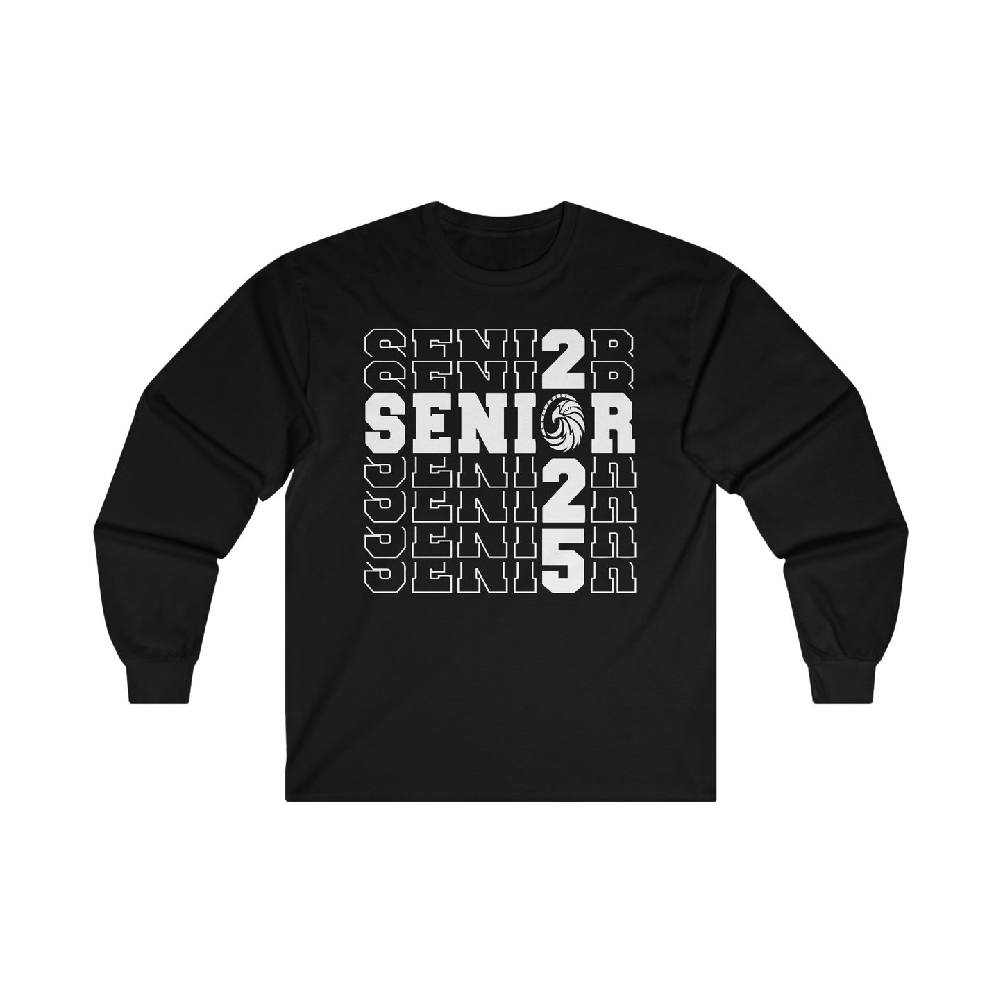 Seniors Cross Stacked c/o 2025 - Gildan Unisex Ultra Cotton Long Sleeve Tee