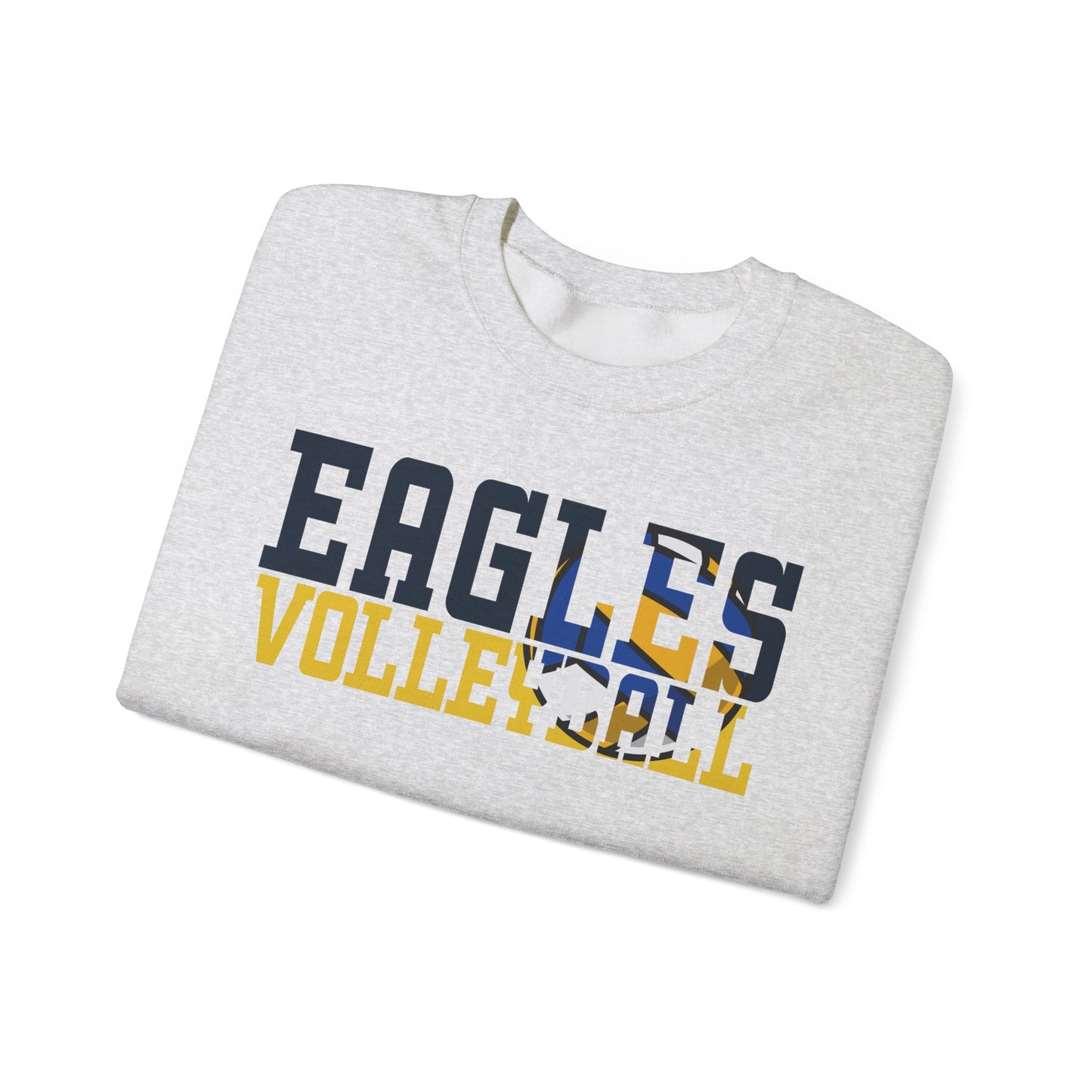 Volleyball Cutout - Gildan Unisex Heavy Blend™ Crewneck Sweatshirt