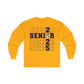 Seniors Cross Stacked c/o 2025 - Gildan Unisex Ultra Cotton Long Sleeve Tee