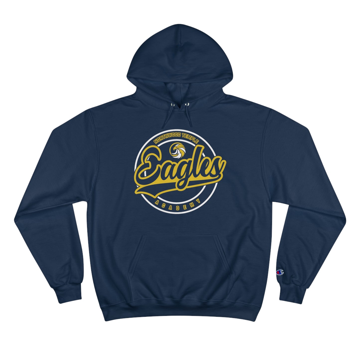 Eagles Circle Stamp - Champion Hoodie