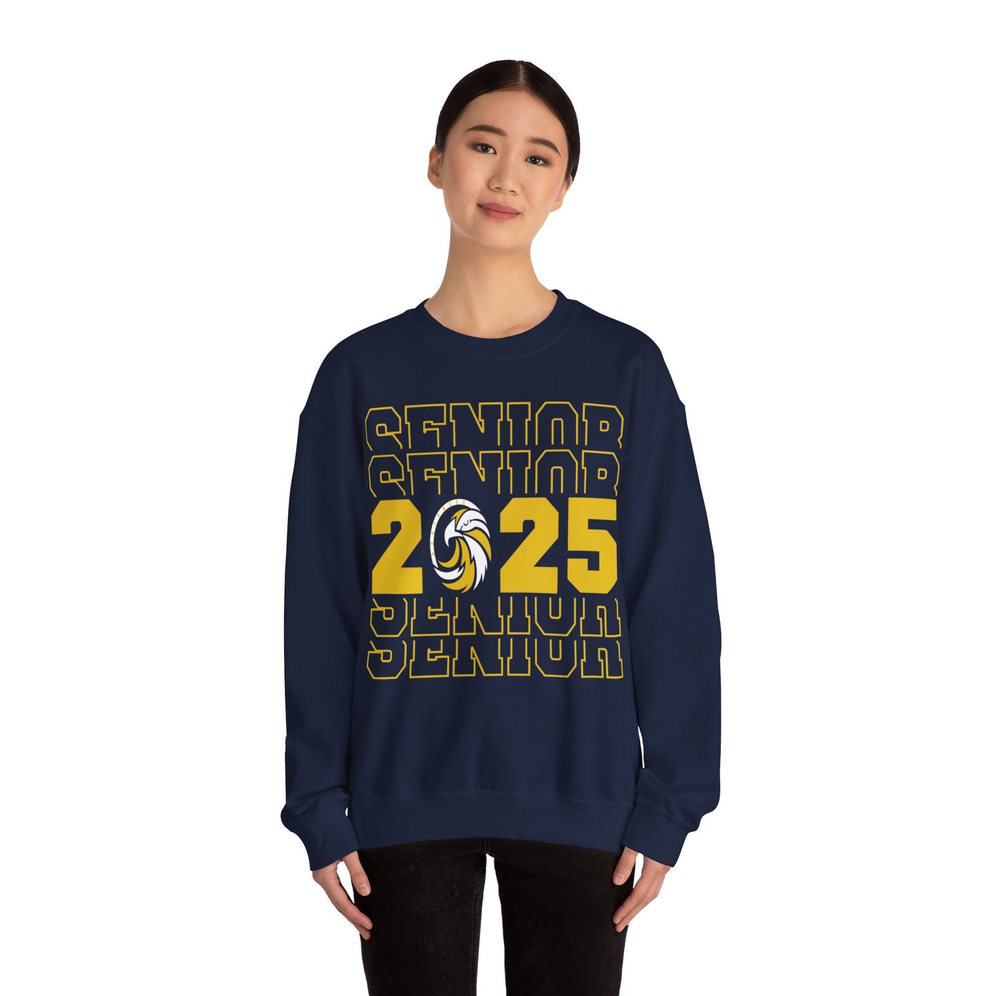 Senior Stacked c/o 2025 - Gildan Unisex Heavy Blend™ Crewneck Sweatshirt