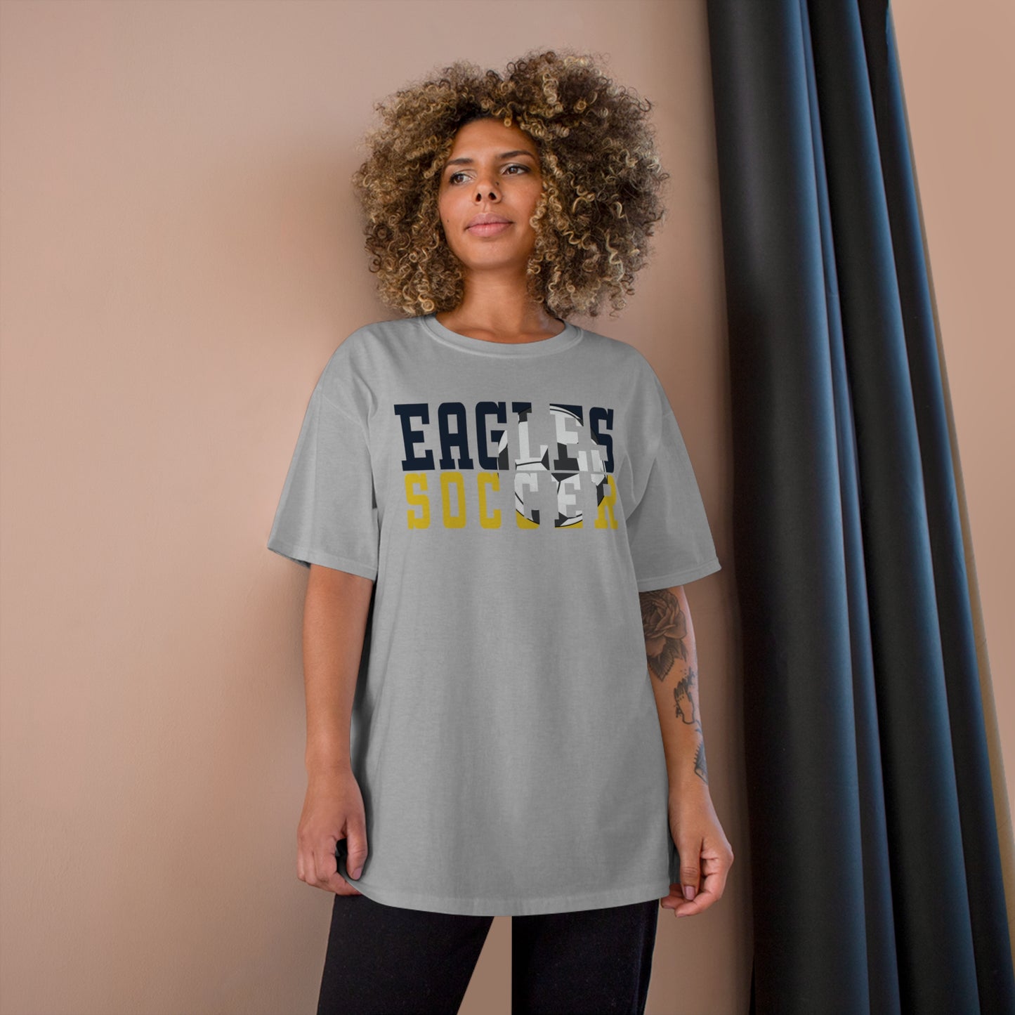 Soccer Cutout - Champion T-Shirt