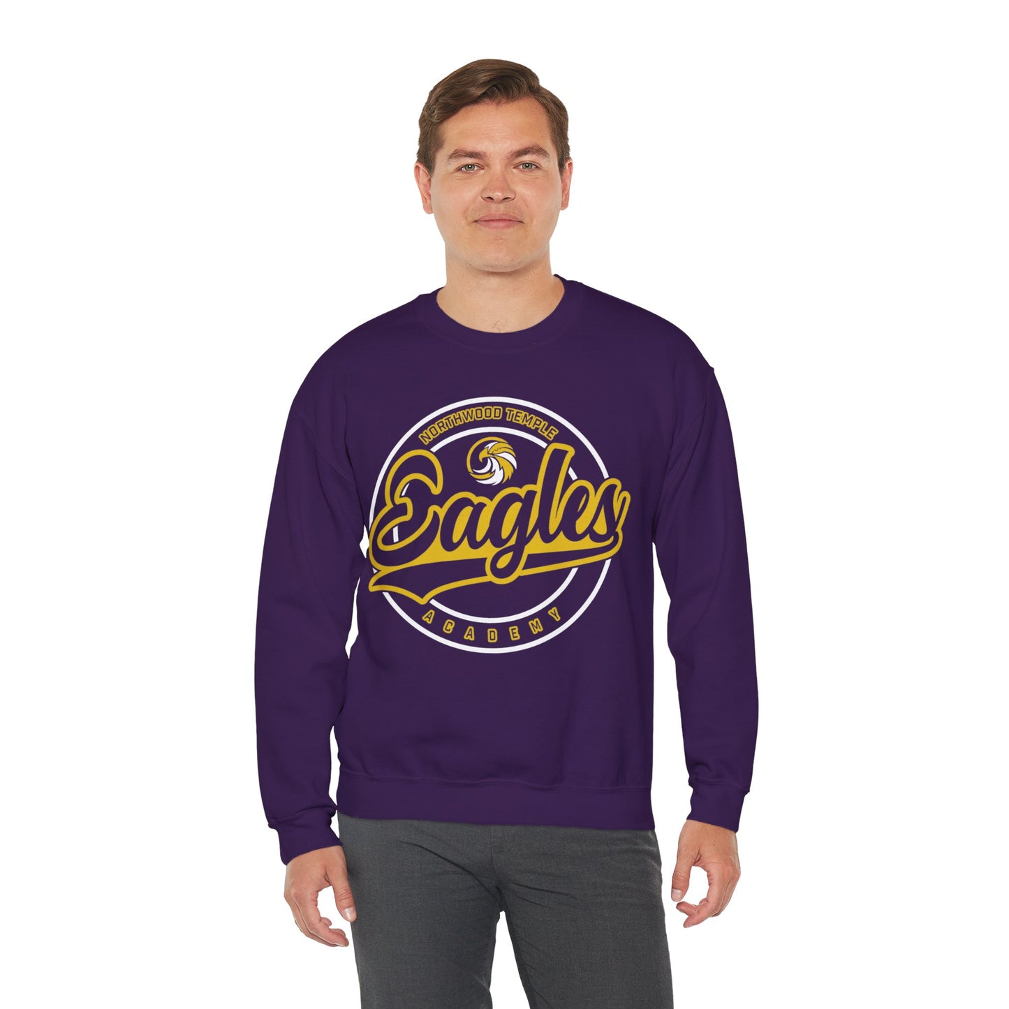 Eagles Circle Stamp - Gildan Unisex Heavy Blend™ Crewneck Sweatshirt