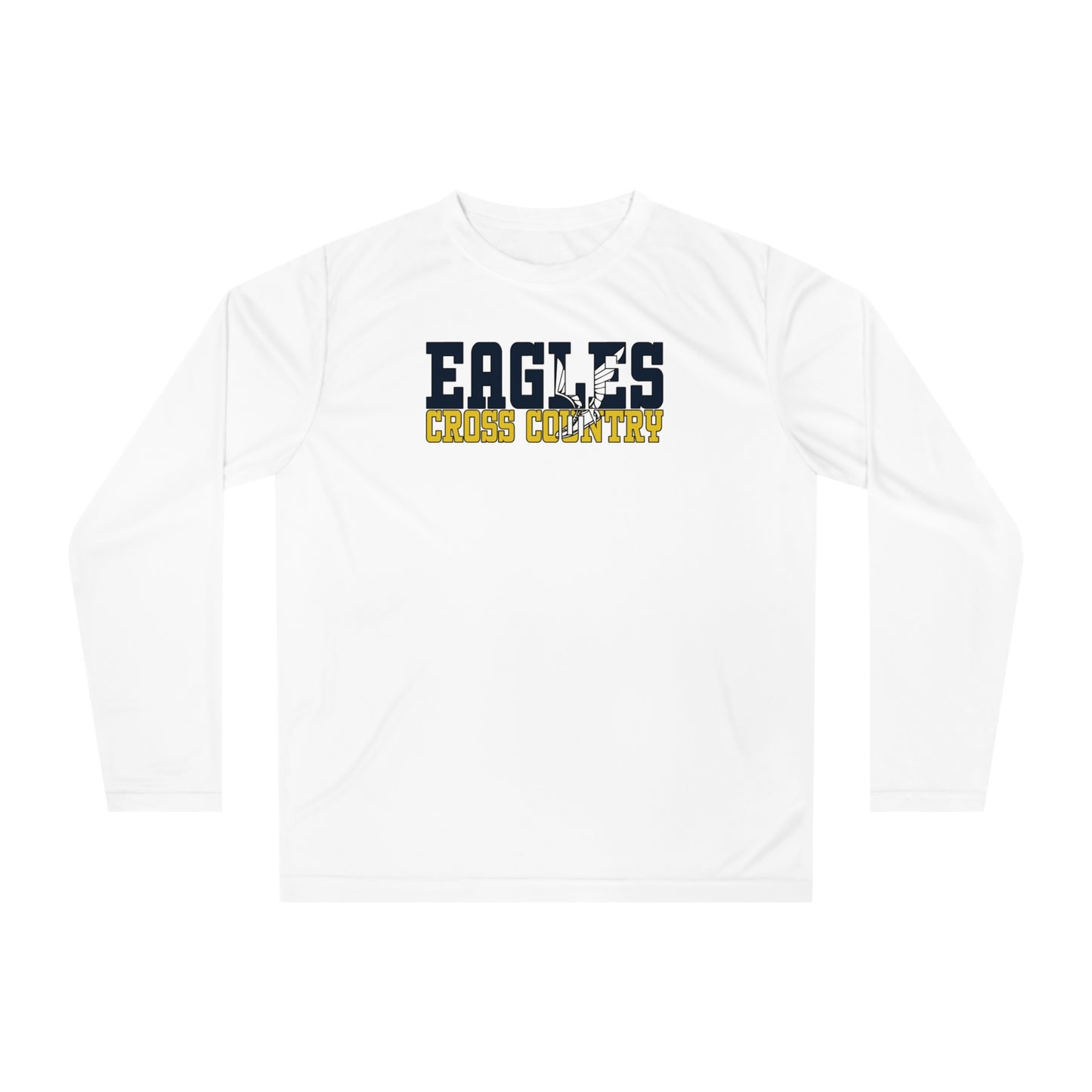 Cross Country Cutout - Team 365 Unisex Performance Long Sleeve Shirt