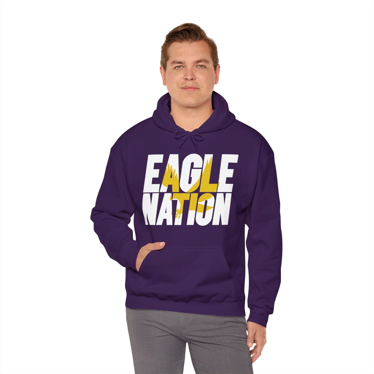 Eagle Nation - Gildan Unisex Heavy Blend™ Hooded Sweatshirt