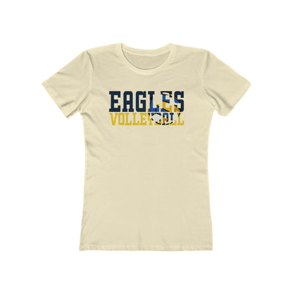 Volleyball Cutout - Next Level Women's The Boyfriend Tee