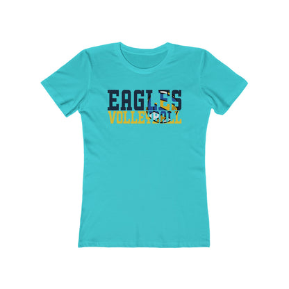 Volleyball Cutout - Next Level Women's The Boyfriend Tee