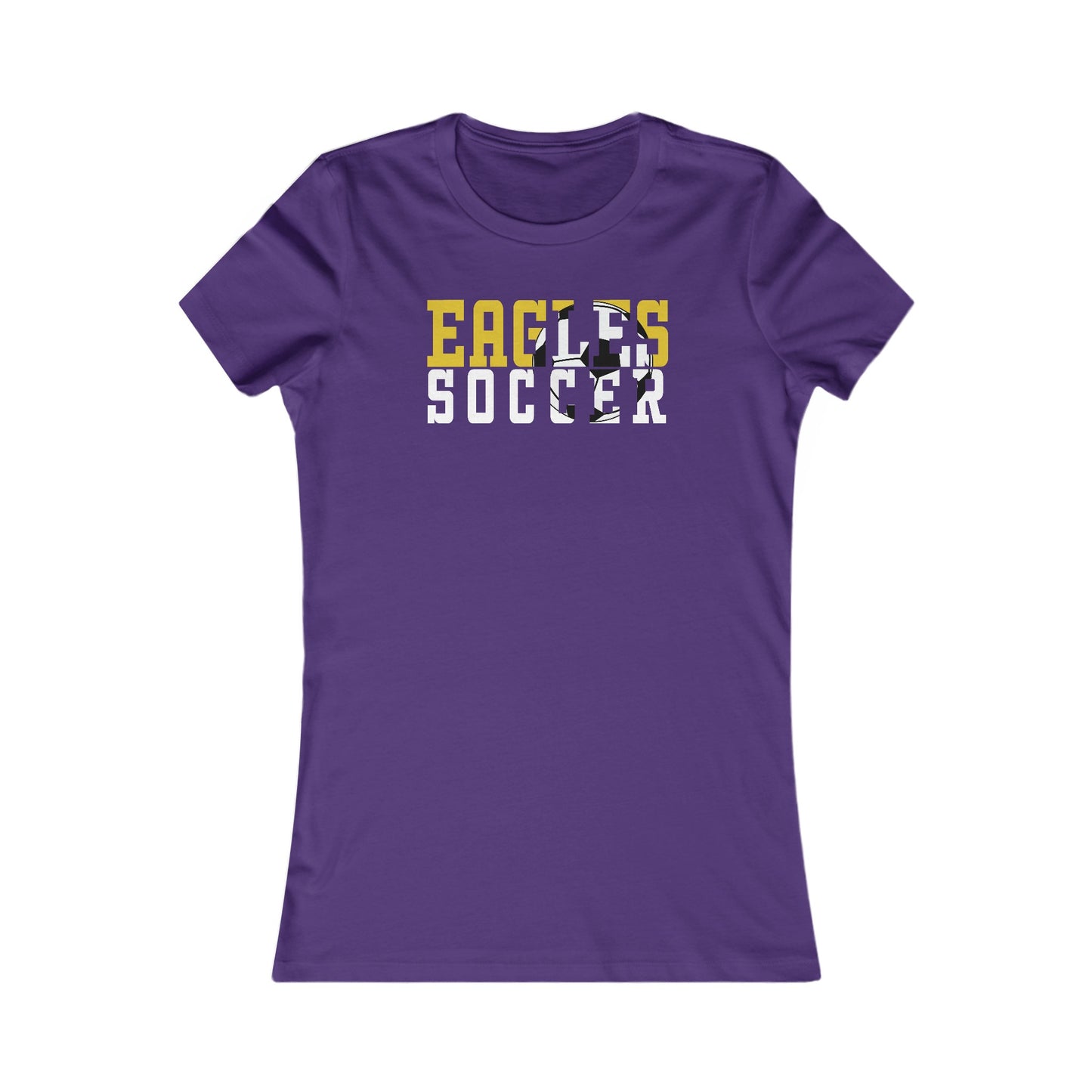 Soccer Cutout - Bella+Canva Women's Favorite Tee