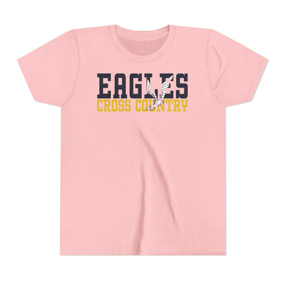 Cross County Cutout - Bella+Canva Youth Short Sleeve Tee
