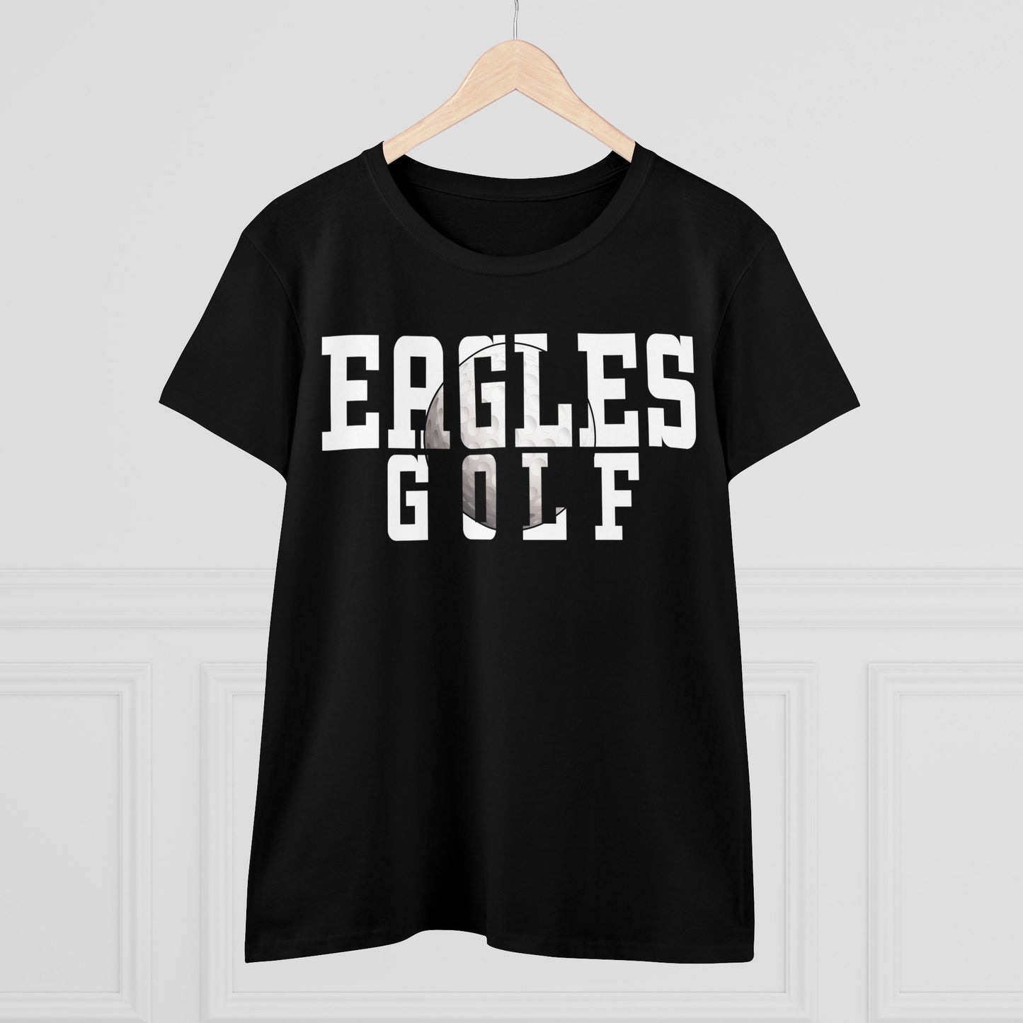 Golf Cutout - Gildan Women's Midweight Cotton Tee