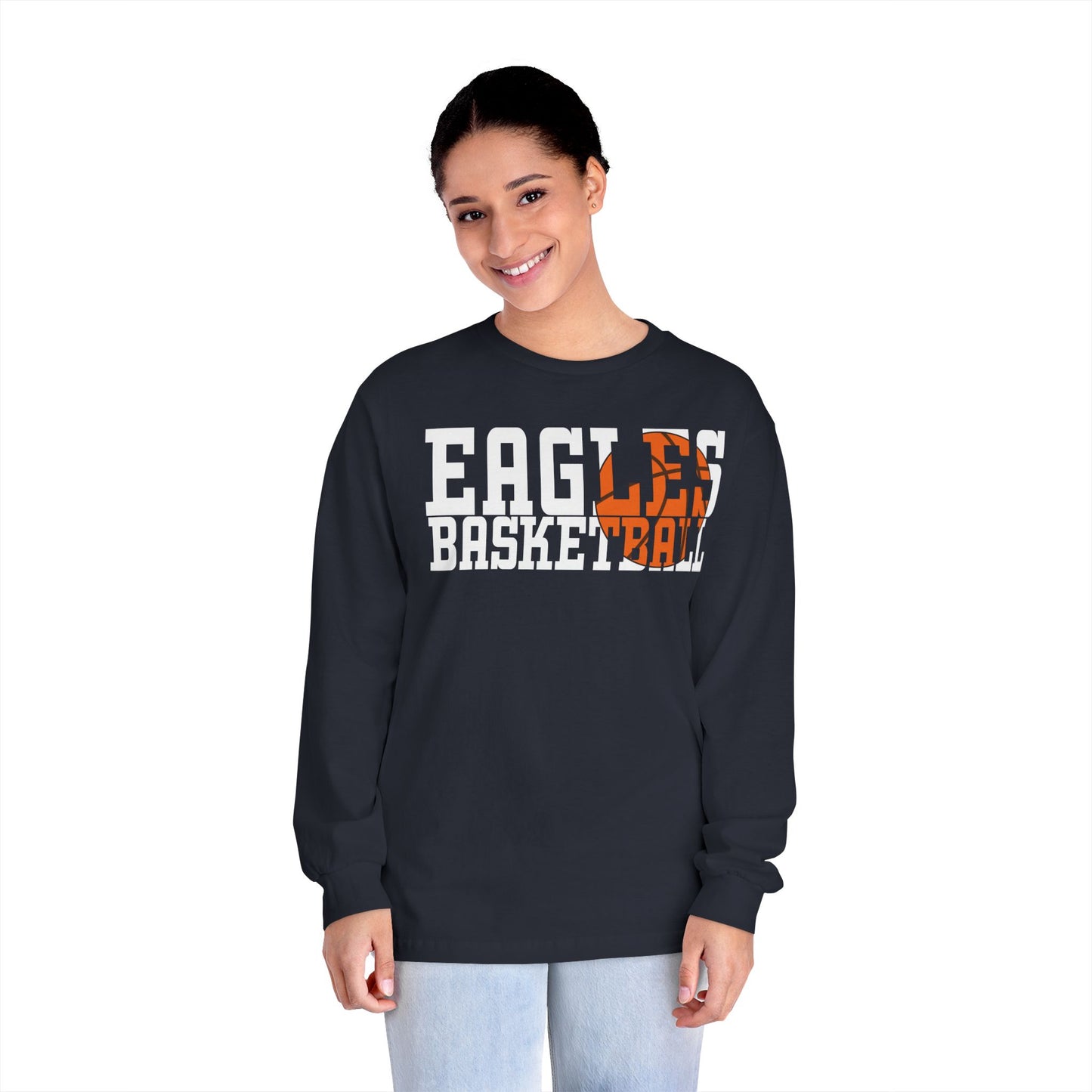 Basketball Cutout - American Apparel Unisex Classic Long Sleeve T-Shirt