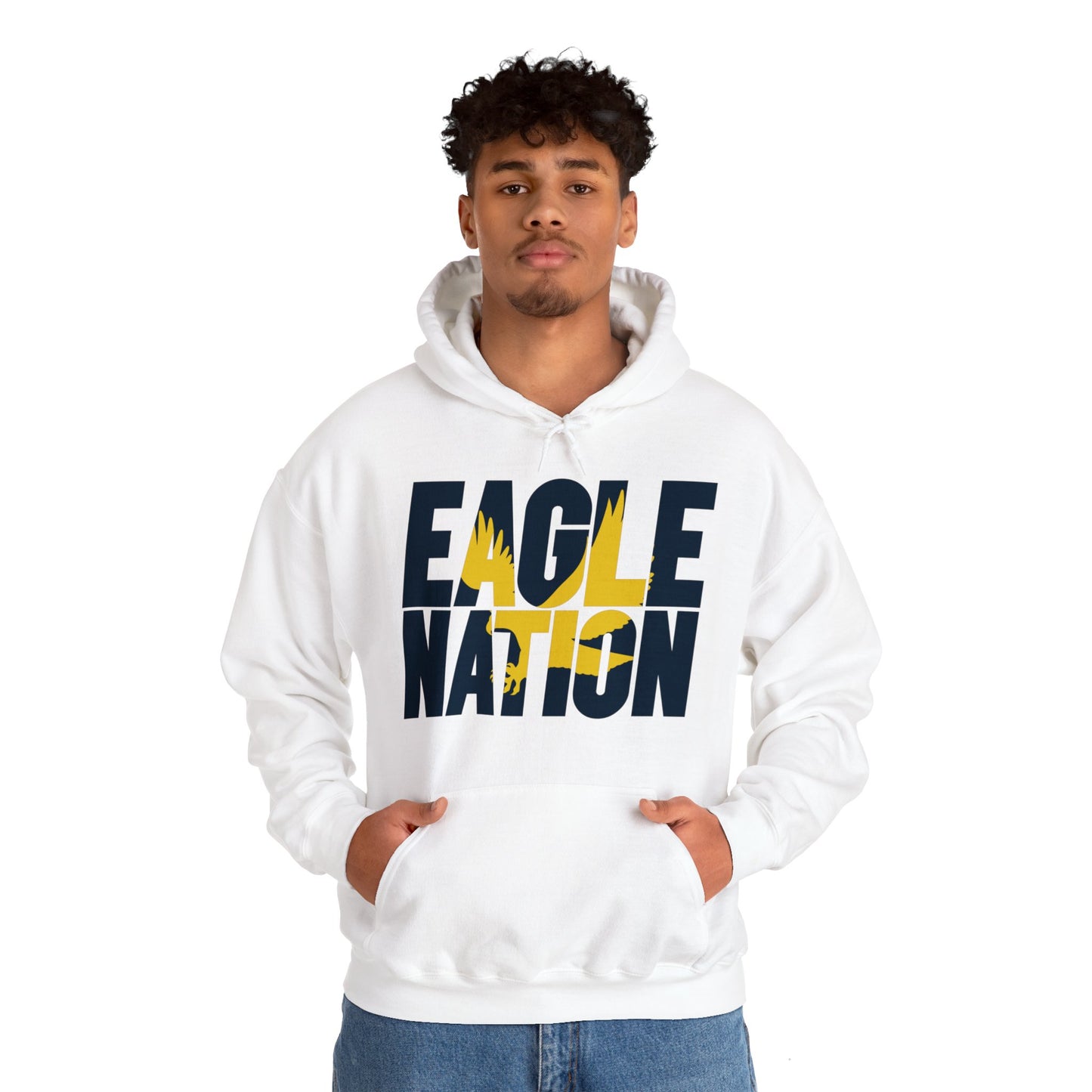 Eagle Nation - Gildan Unisex Heavy Blend™ Hooded Sweatshirt