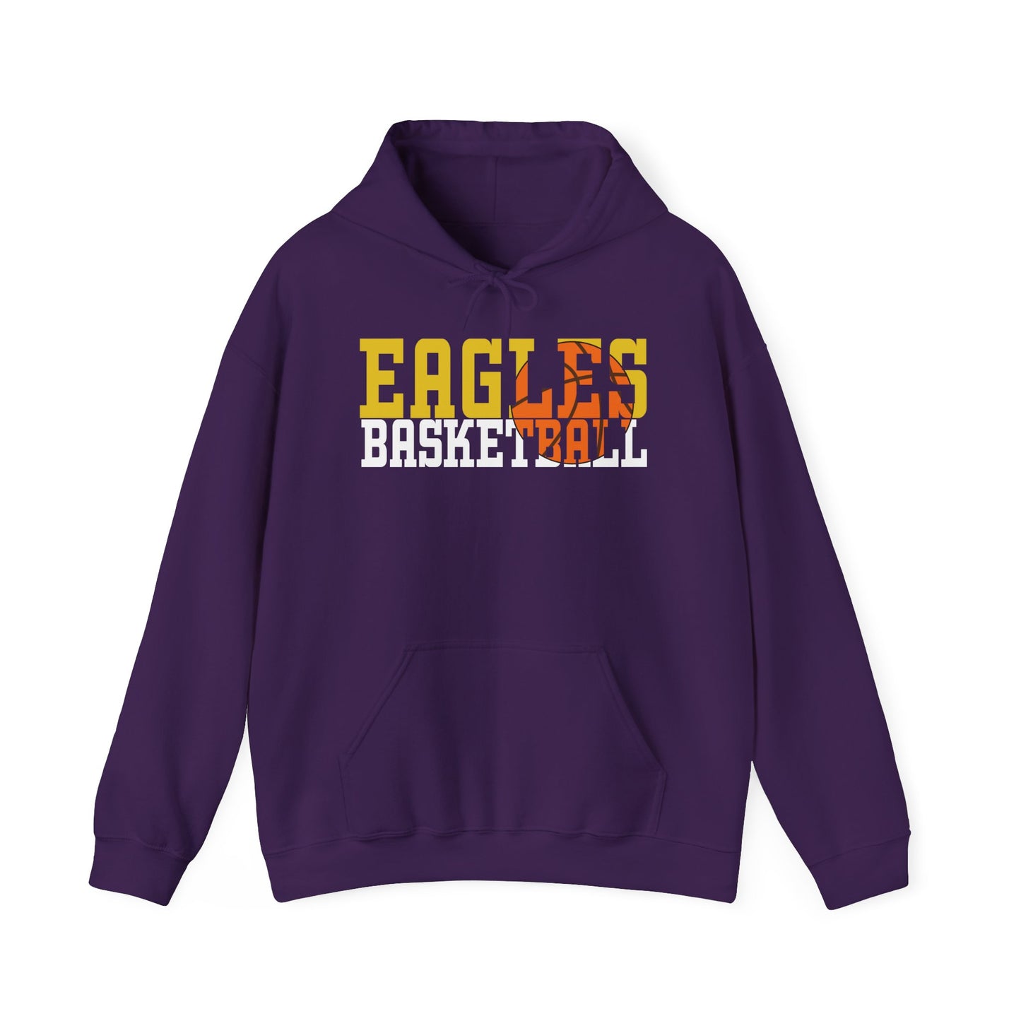 Basketball Cutout - Gildan Unisex Heavy Blend™ Hooded Sweatshirt