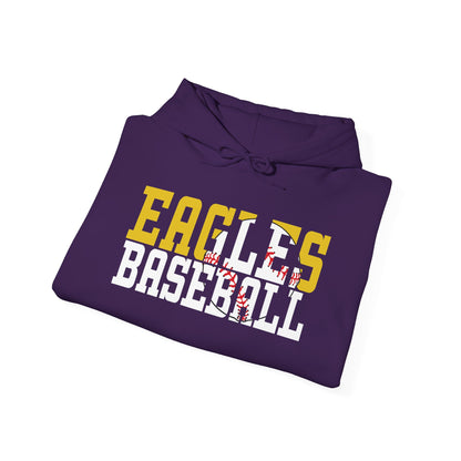 Baseball Cutout - Gildan Unisex Heavy Blend™ Hooded Sweatshirt