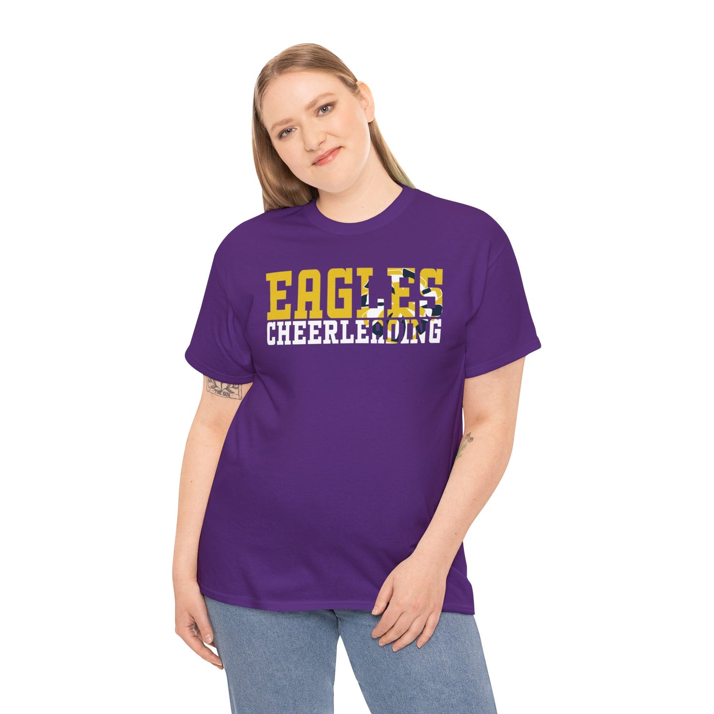 Cheerleading Cutout - Gildan Unisex Heavy Cotton Tee