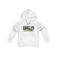 Volleyball Cutout - Gildan Youth Heavy Blend Hooded Sweatshirt