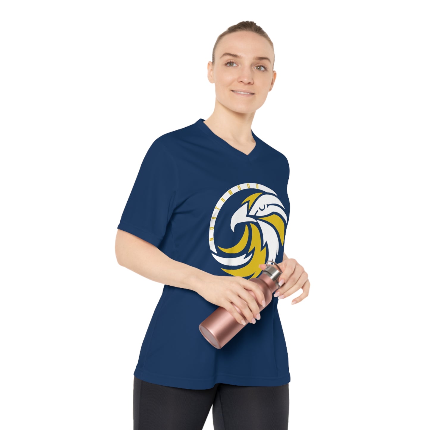 Original Logo - Team365 Women's Performance V-Neck T-Shirt