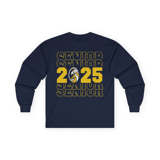 Senior Stacked c/o 2025 - Gildan Unisex Ultra Cotton Long Sleeve Tee