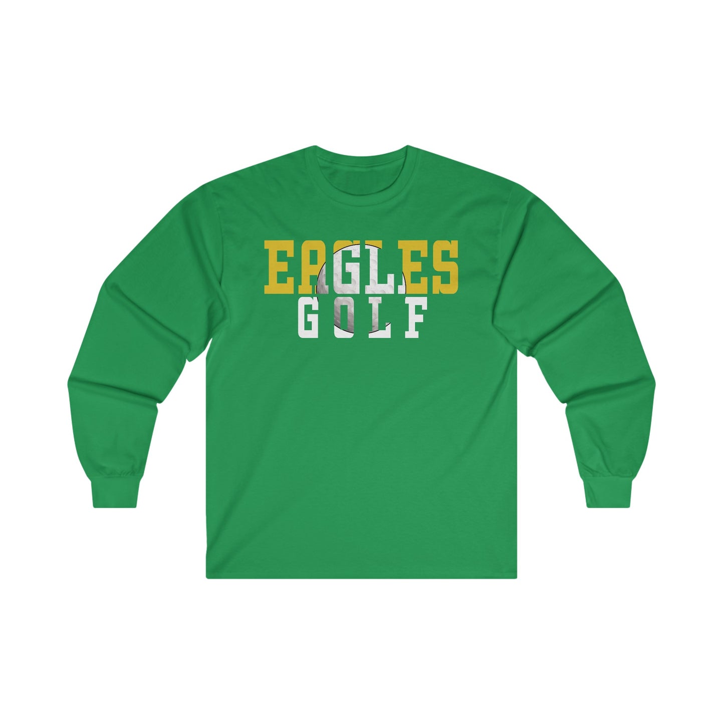 Golf Cutout - Gildan Ultra Cotton Long Sleeve Tee