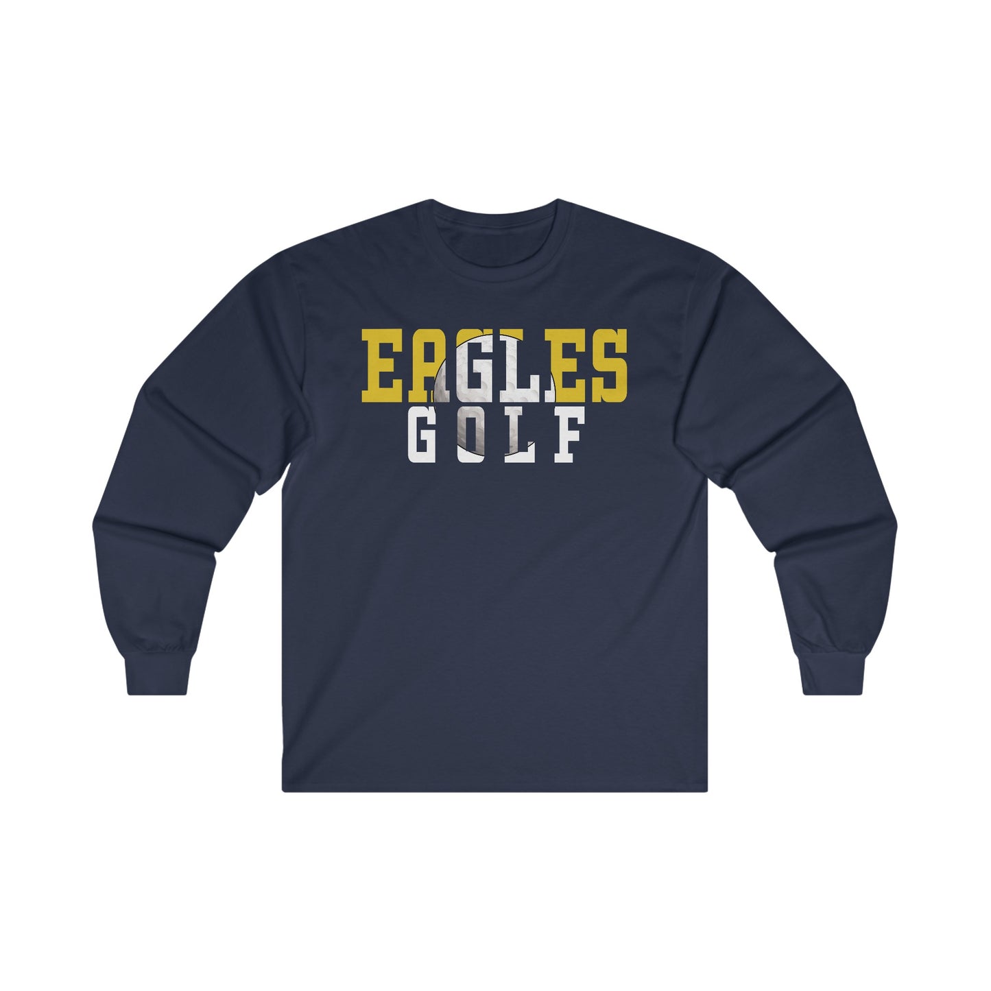 Golf Cutout - Gildan Ultra Cotton Long Sleeve Tee