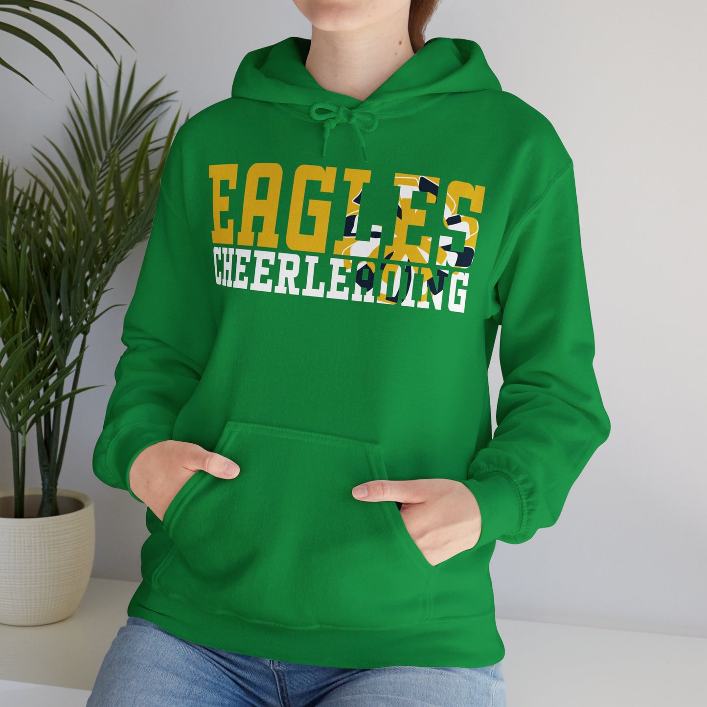 Cheerleading Cutout - Gildan Unisex Heavy Blend™ Hooded Sweatshirt