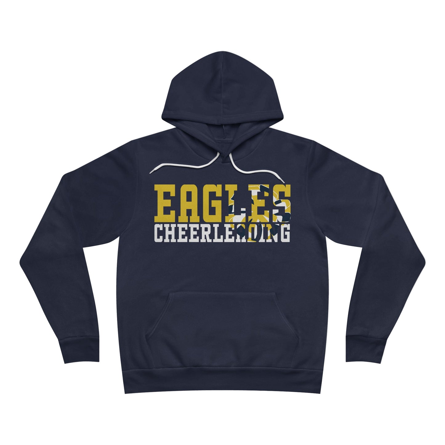 Cheerleading Cutout - Bella+Canva Unisex Sponge Fleece Pullover Hoodie