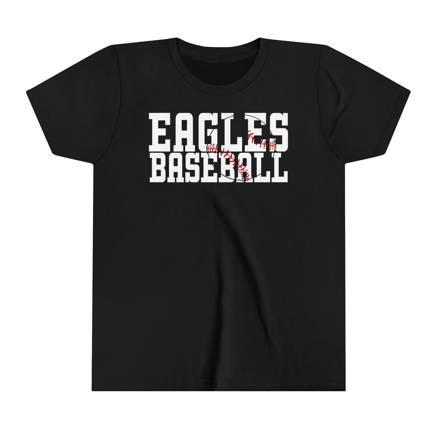 Baseball Cutout - Bella+Canva Youth Short Sleeve Tee