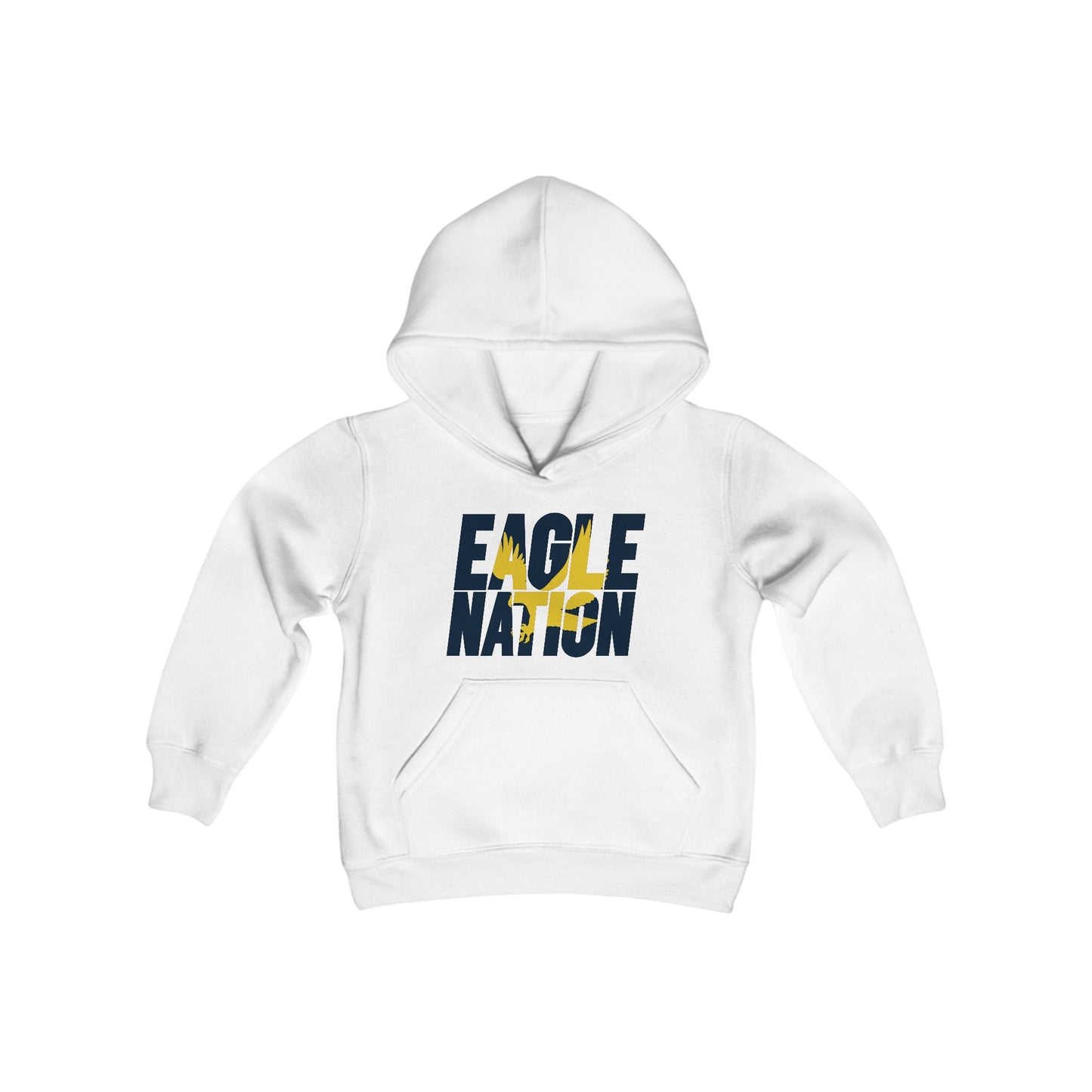 Eagle Nation - Gildan Youth Heavy Blend Hooded Sweatshirt