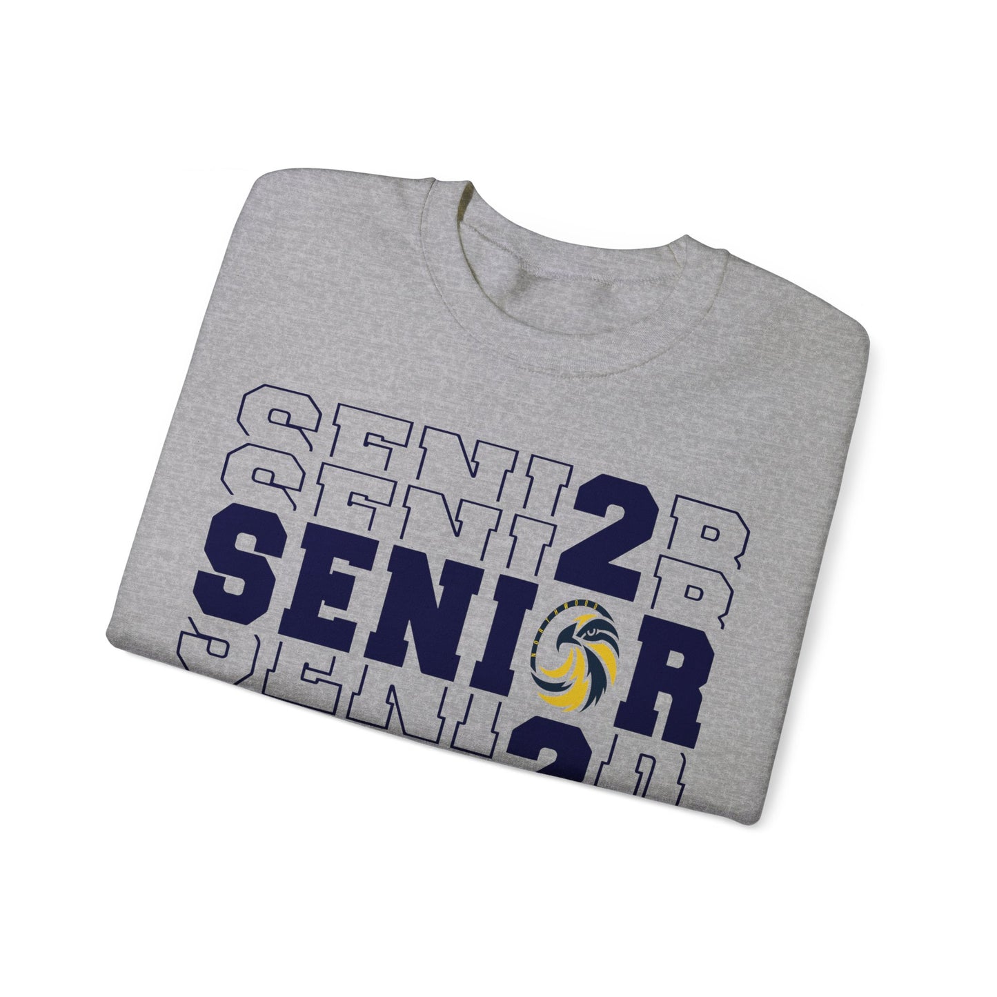 Seniors Cross Stacked c/o 2025 - Gildan Unisex Heavy Blend™ Crewneck Sweatshirt