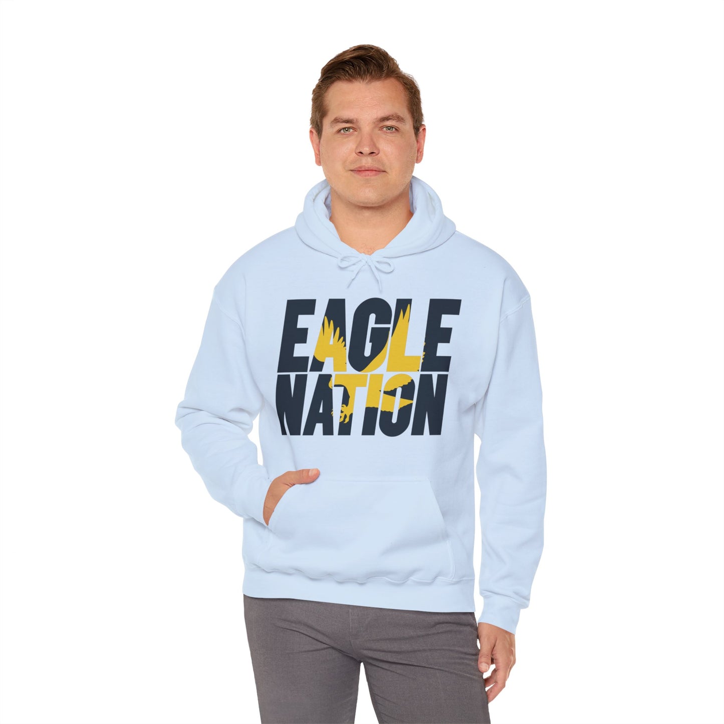 Eagle Nation - Gildan Unisex Heavy Blend™ Hooded Sweatshirt