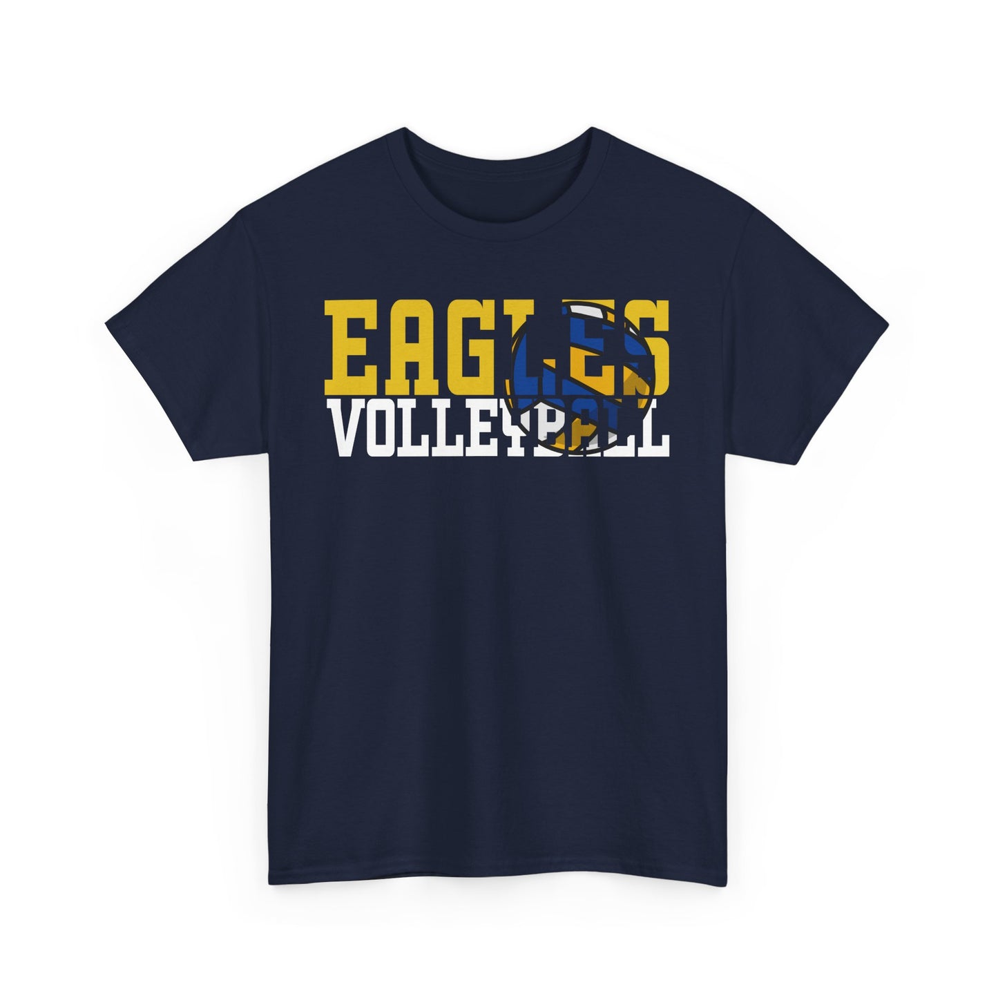 Volleyball Cutout - Gildan Unisex Heavy Cotton Tee