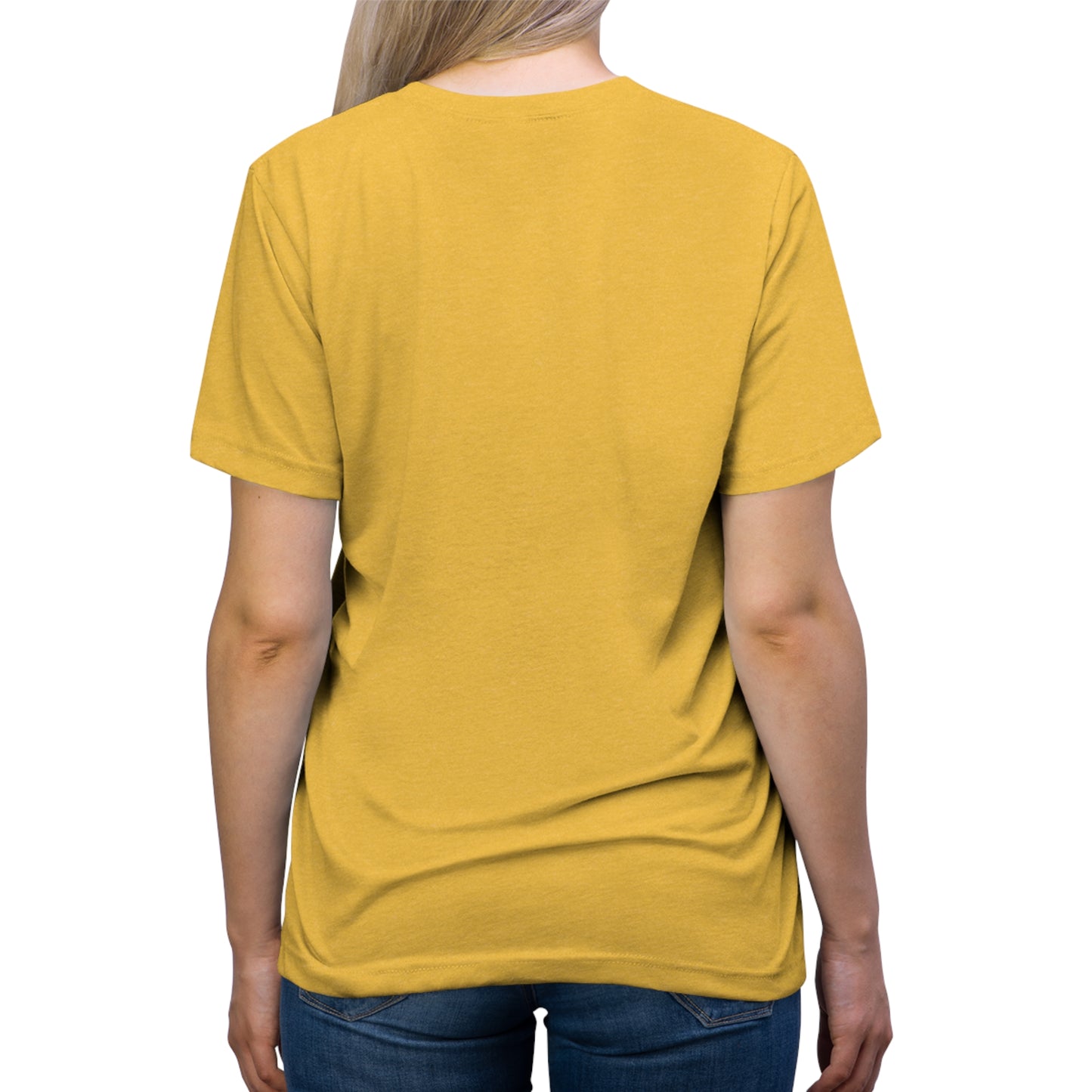 Softball Cutout - Bella+Canva Unisex Triblend Tee