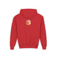 Sideways Eagle - Gildan Youth Heavy Blend Hooded Sweatshirt