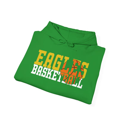 Basketball Cutout - Gildan Unisex Heavy Blend™ Hooded Sweatshirt