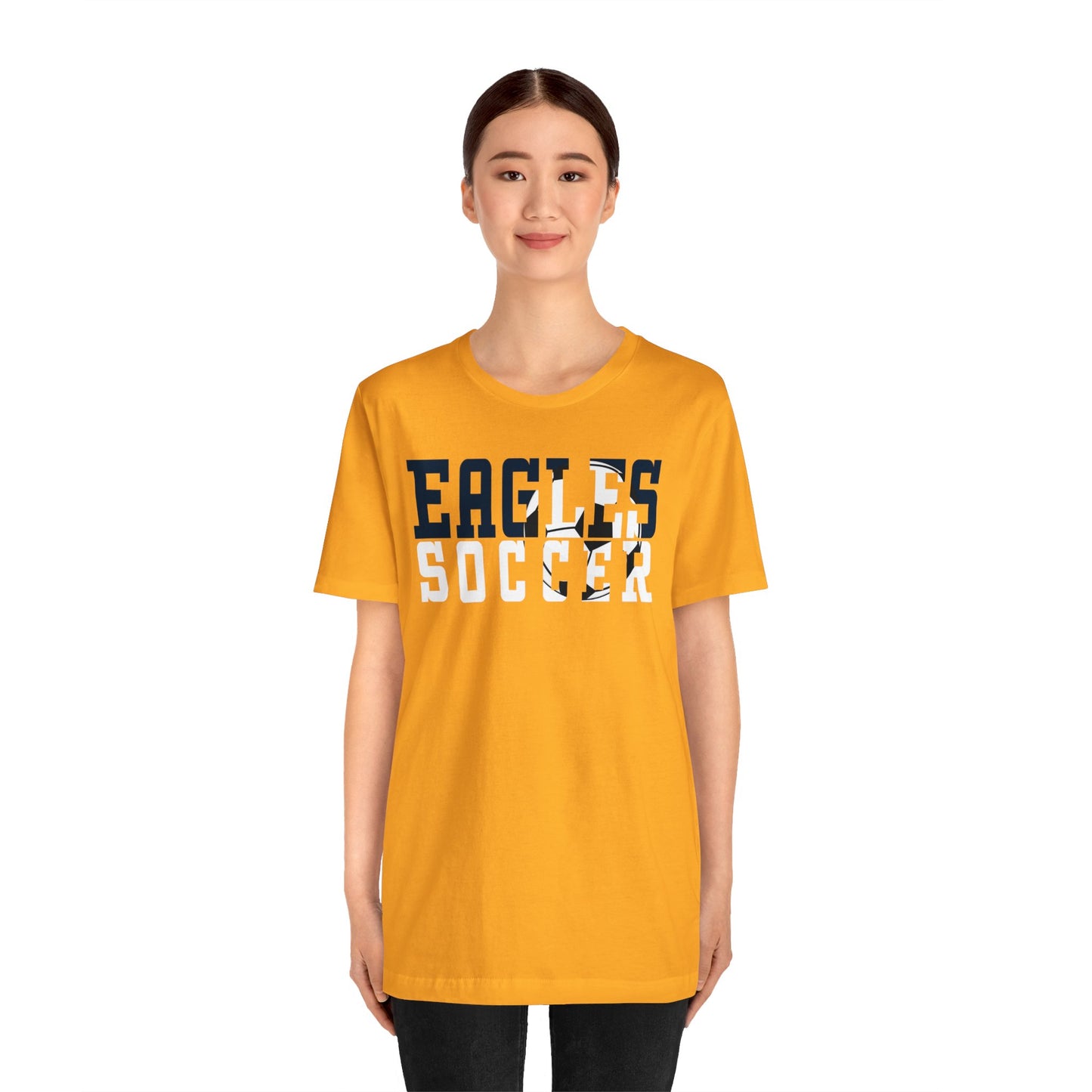 Soccer Cutout - Bella+Canva Unisex Jersey Short Sleeve Tee