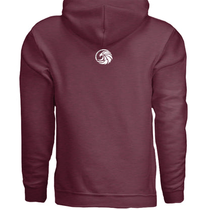 Heather Sport Dark Maroon - BACK